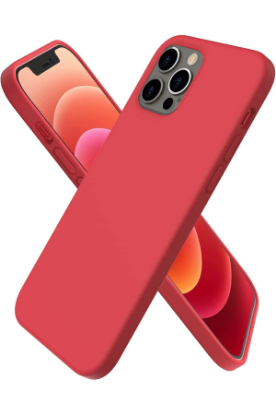 Newface iPhone 12 Pro Kılıf First Silikon - Kırmızı resmi