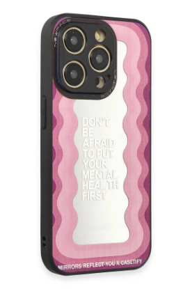 Newface iPhone 12 Pro Kılıf Mirror Desenli Kapak - Mirror - 11 resmi