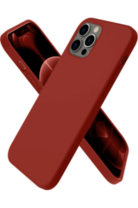 Newface iPhone 12 Pro Max Kılıf First Silikon - Bordo resmi