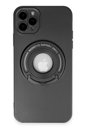 Newface iPhone 12 Pro Max Kılıf Lukka Magneticsafe Kapak - Siyah resmi