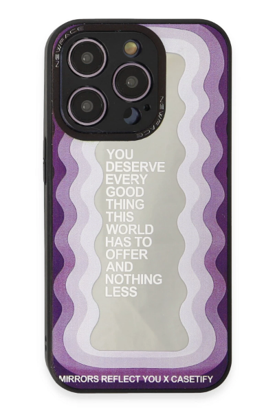 Newface iPhone 12 Pro Max Kılıf Mirror Desenli Kapak - Mirror - 5 resmi