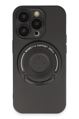 Newface iPhone 13 Pro Kılıf Lukka Magneticsafe Kapak - Siyah resmi