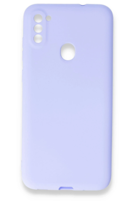 Newface Samsung Galaxy A11 Kılıf First Silikon - Lila resmi