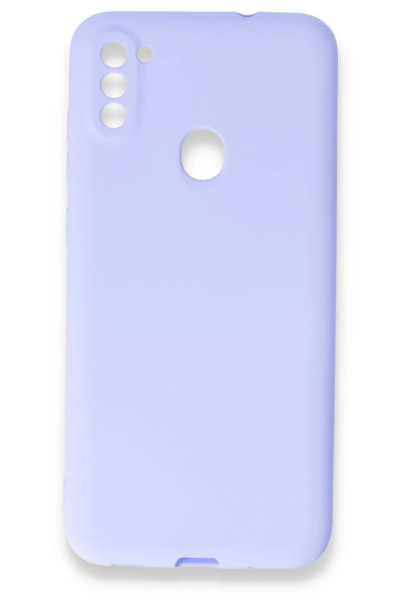 Newface Samsung Galaxy A11 Kılıf First Silikon - Lila resmi