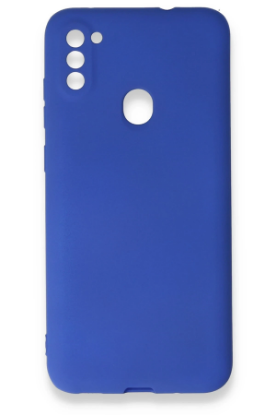 Newface Samsung Galaxy A11 Kılıf First Silikon - Lacivert resmi