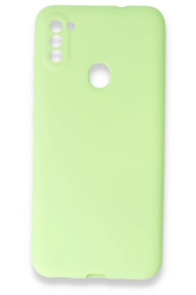 Newface Samsung Galaxy A11 Kılıf First Silikon - Yeşil resmi