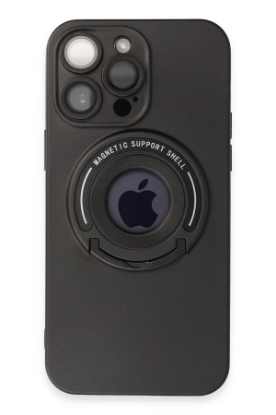 Newface iPhone 13 Pro Max Kılıf Lukka Magneticsafe Kapak - Siyah resmi