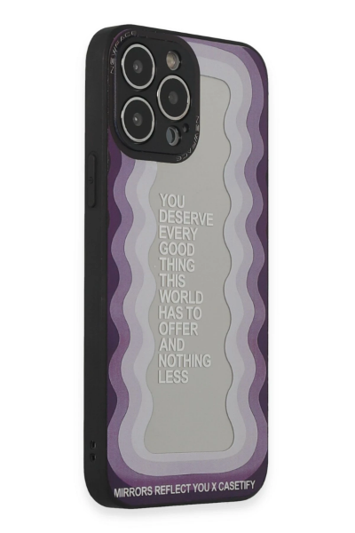 Newface iPhone 13 Pro Kılıf Mirror Desenli Kapak - Mirror - 5 resmi