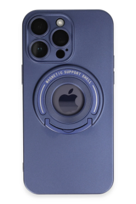 Newface iPhone 13 Pro Max Kılıf Lukka Magneticsafe Kapak - Lacivert resmi