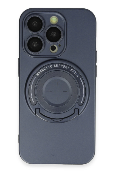 Newface iPhone 14 Pro Kılıf Lukka Magneticsafe Kapak - Lacivert resmi