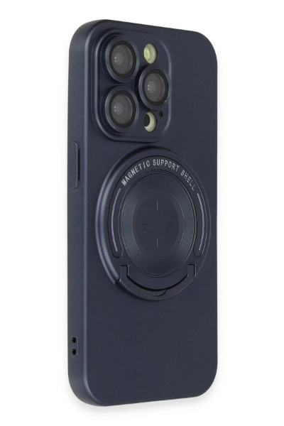 Newface iPhone 14 Pro Kılıf Lukka Magneticsafe Kapak - Lacivert resmi