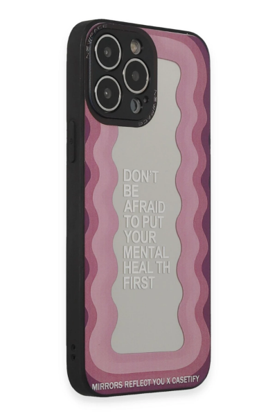 Newface iPhone 13 Pro Max Kılıf Mirror Desenli Kapak - Mirror - 11 resmi