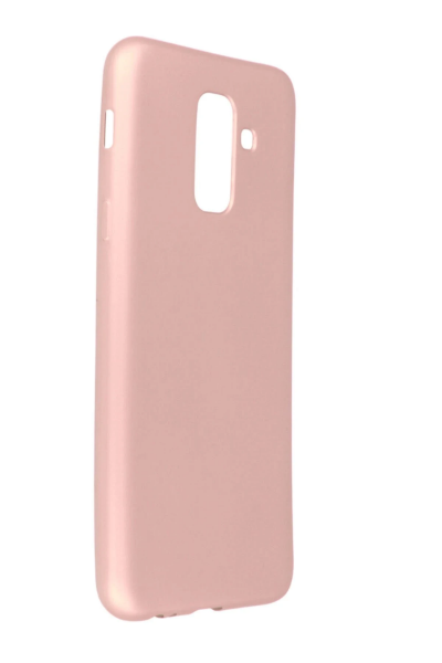 Newface Samsung Galaxy A6 Plus 2018 Kılıf First Silikon - Rose Gold resmi
