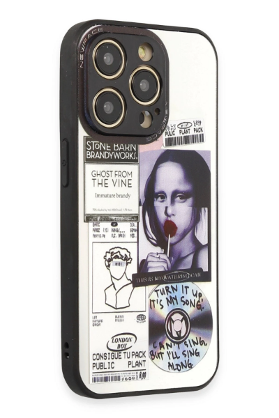 Newface iPhone 14 Pro Kılıf Mirror Desenli Kapak - Mirror - 2 resmi