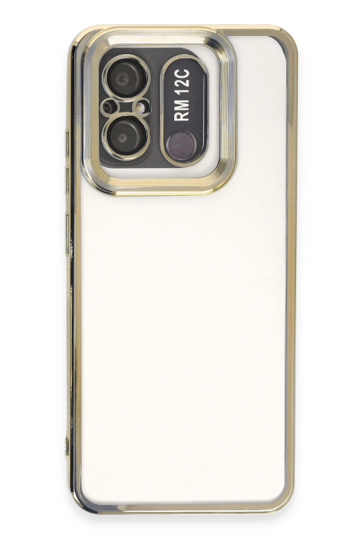 Newface Xiaomi Redmi 12C Kılıf Slot Silikon - Gold resmi