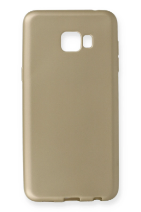 Newface Samsung Galaxy C5 Pro Kılıf First Silikon - Gold resmi