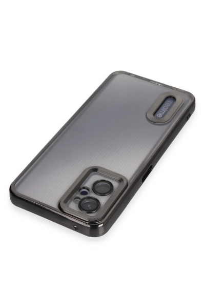 Newface Realme 9i 4G Kılıf Slot Silikon - Siyah resmi