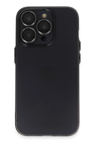 Newface iPhone 13 Pro Kılıf Luko Lens Silikon - Siyah resmi