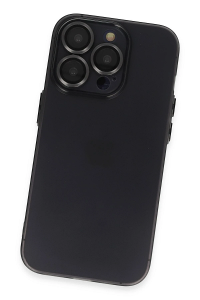 Newface iPhone 13 Pro Kılıf Luko Lens Silikon - Siyah resmi