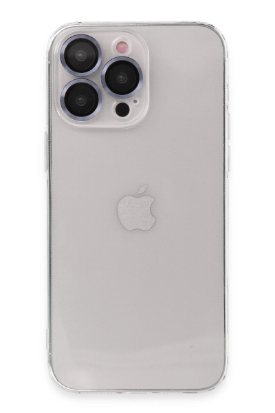 Newface iPhone 13 Pro Kılıf Luko Lens Silikon - Sierra Blue resmi