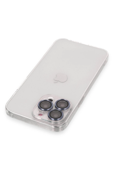 Newface iPhone 13 Pro Kılıf Luko Lens Silikon - Sierra Blue resmi