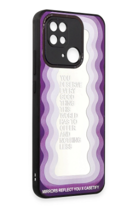 Newface Xiaomi Redmi 10C Kılıf Mirror Desenli Kapak - Mirror - 5 resmi