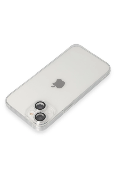 Newface iPhone 14 Kılıf Luko Lens Silikon - Gümüş resmi