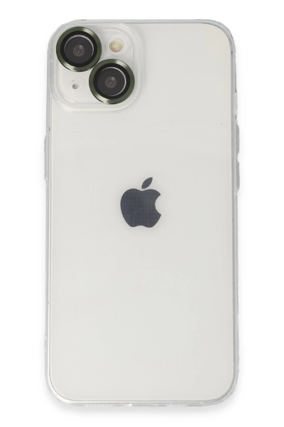 Newface iPhone 14 Kılıf Luko Lens Silikon - Yeşil resmi