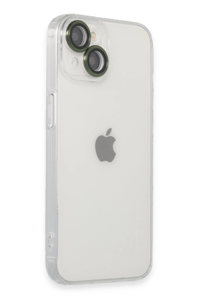 Newface iPhone 14 Kılıf Luko Lens Silikon - Yeşil resmi
