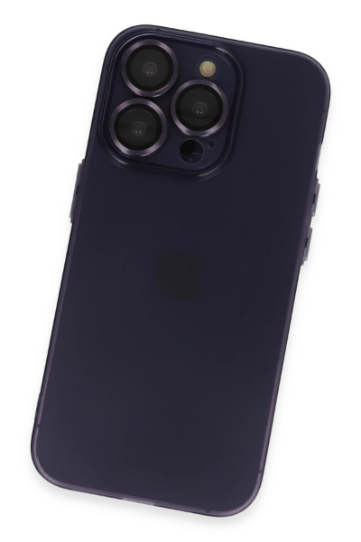 Newface iPhone 14 Pro Max Kılıf Luko Lens Silikon - Siyah resmi