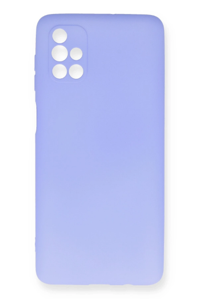 Newface Samsung Galaxy M51 Kılıf First Silikon - Lila resmi
