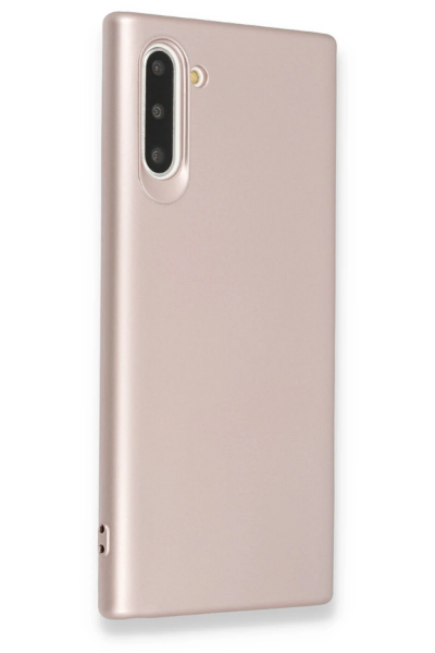 Newface Samsung Galaxy Note 10 Kılıf First Silikon - Rose Gold resmi