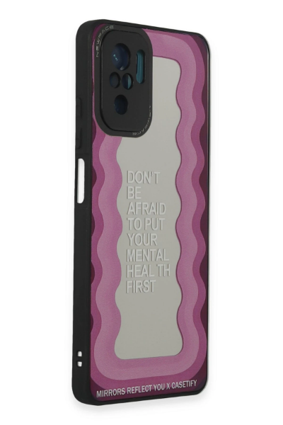 Newface Xiaomi Redmi Note 10 Kılıf Mirror Desenli Kapak - Mirror - 11 resmi