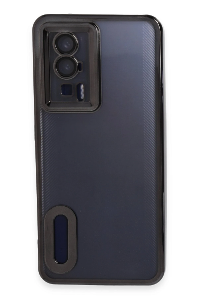 Newface Xiaomi Poco F5 Pro Kılıf Slot Silikon - Siyah resmi
