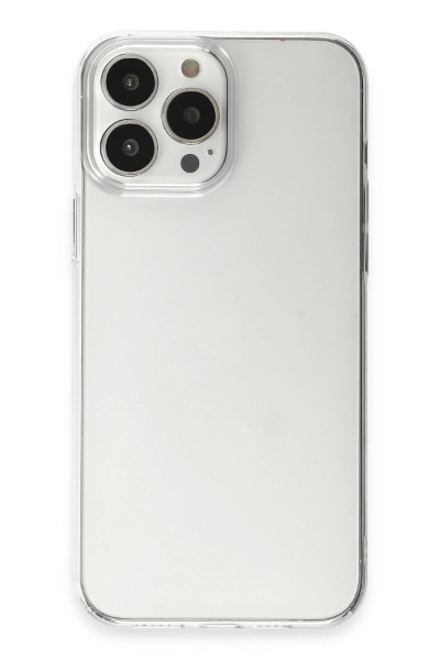 Newface iPhone 15 Pro Max Kılıf Pc Sert Şeffaf Kapak - Şeffaf resmi