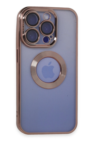 Newface iPhone 15 Pro Kılıf Slot Silikon - Rose Gold resmi