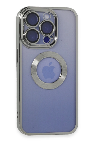 Newface iPhone 15 Pro Max Kılıf Slot Silikon - Gümüş resmi