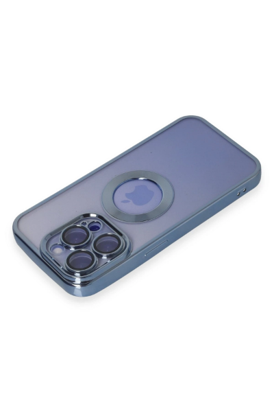 Newface iPhone 15 Pro Max Kılıf Slot Silikon - Sierra Blue resmi
