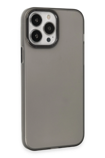 Newface iPhone 15 Pro Max Kılıf Modos Metal Kapak - Siyah resmi