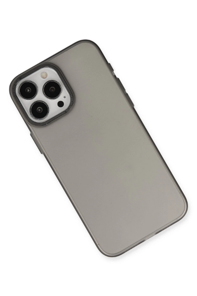 Newface iPhone 15 Pro Max Kılıf Modos Metal Kapak - Siyah resmi