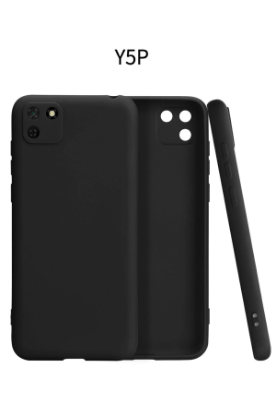 Newface Huawei Y5P Kılıf First Silikon - Siyah resmi