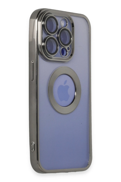 Newface iPhone 15 Pro Kılıf Slot Silikon - Titan Gri resmi