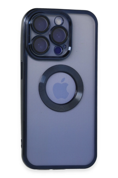 Newface iPhone 15 Pro Max Kılıf Slot Silikon - Lacivert resmi