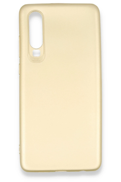 Newface Huawei P30 Kılıf First Silikon - Gold resmi