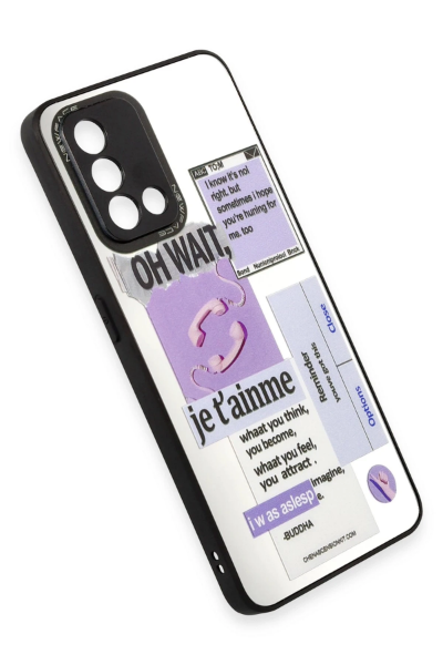 Newface Oppo A74 4G Kılıf Mirror Desenli Kapak - Mirror - 4 resmi