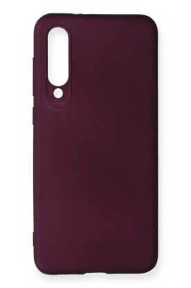 Newface Xiaomi Mi 9 SE Kılıf First Silikon - Mürdüm resmi