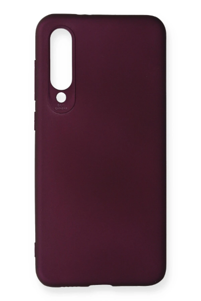 Newface Xiaomi Mi 9 SE Kılıf First Silikon - Mürdüm resmi