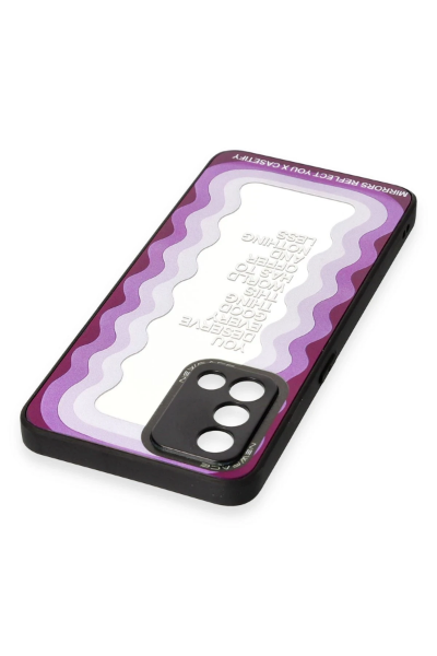 Newface Oppo A74 4G Kılıf Mirror Desenli Kapak - Mirror - 5 resmi