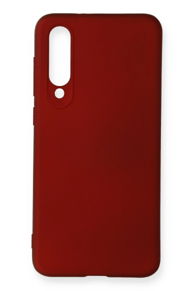 Newface Xiaomi Mi 9 SE Kılıf First Silikon - Bordo resmi