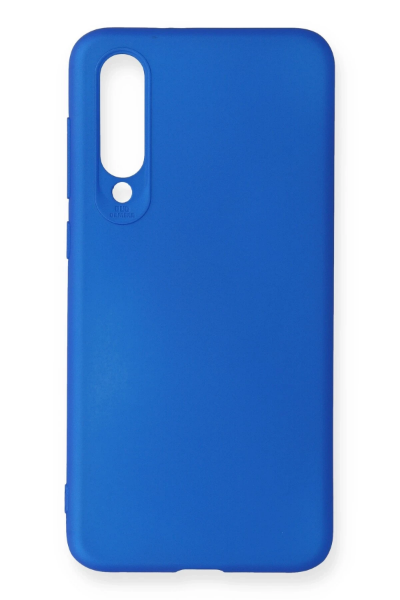 Newface Xiaomi Mi 9 SE Kılıf First Silikon - Mavi resmi